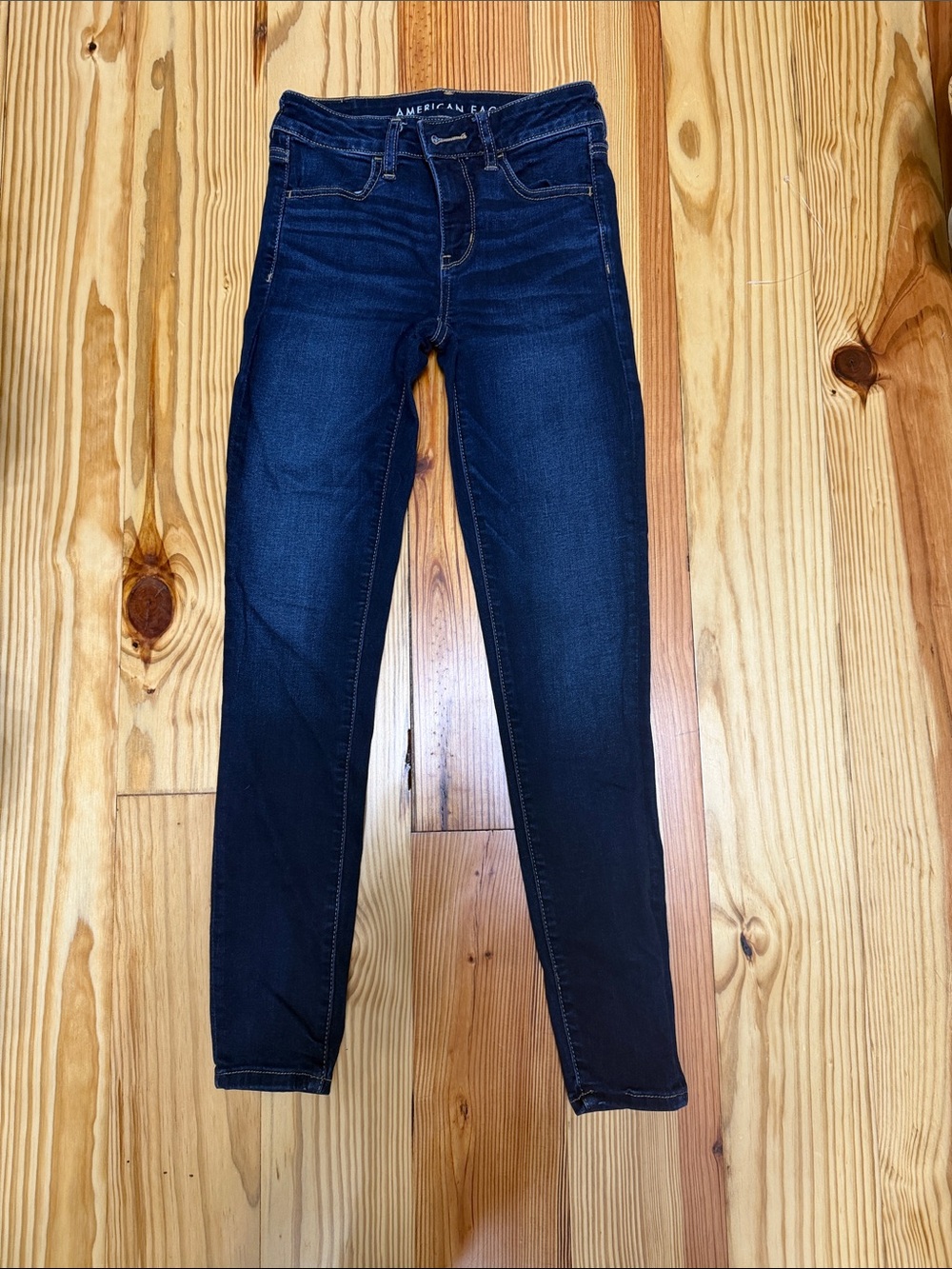 American Eagle Outfitters Dark Indigo Skinny Jeans